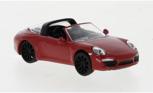 Modelauto Porsche 911 Targa 4S rood 1/87 Schuco