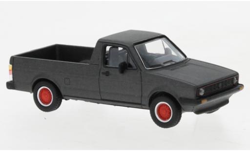 Modelauto Volkswagen Caddy MkI Custom mat-grijs 1/64 Schuco