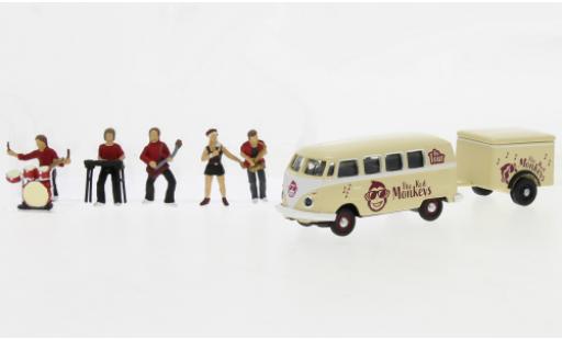 Modelauto Volkswagen T1 Base Bus The rood Monkeys 1/87 Schuco