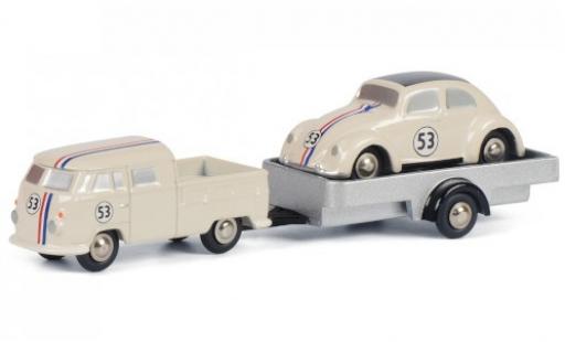 Modelauto Volkswagen T1 Base Doka 1/90 Schuco