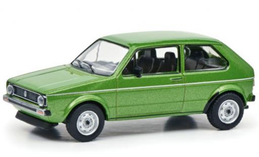Modelauto Volkswagen Golf Base I groen Paperbox Edition 1/64 Schuco