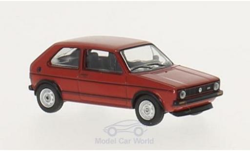 Modelauto Volkswagen Golf GTI I rood 1/64 Schuco