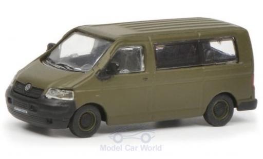 Modelauto Volkswagen T5 Base Bus Bundeswehr 1/87 Schuco