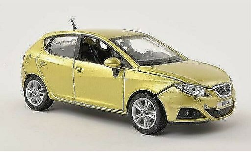 Seat Ibiza Base 1/24 Burago (6J) geel-groen 5-Turer modelauto