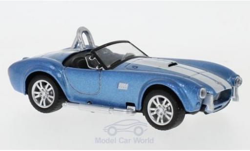 Modelauto Shelby Cobra 427 S/C metallic blauw/wit 1962 1/43 Shelby Collectibles