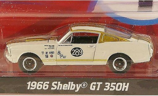 Shelby GT 350 1966 1/64 Greenlight H No.289 W.Hane / C.Hane modelauto