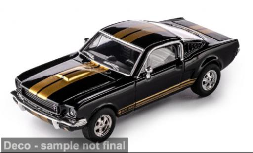 Modelauto Shelby GT GT350 350 zwart/gold 1965 1/64 Majorette