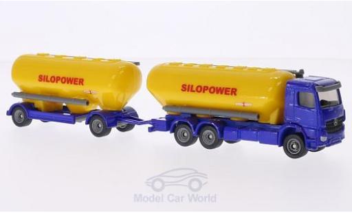 Modelauto Mercedes Actros Base Silopower Futtermittelsiloh&Atilde;&curren;ngerzug 1/87 Siku