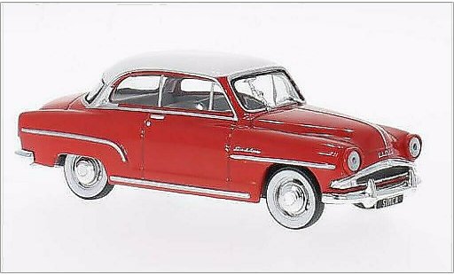 Simca Aronde Grand Large 1/43 WhiteBox rood/wit 1953 modelauto