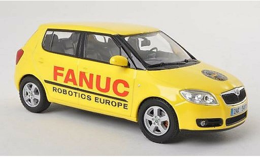 Skoda Fabia Livree Flotte 1/43 Abrex Fanuc Robotics Europe 2010 modelauto