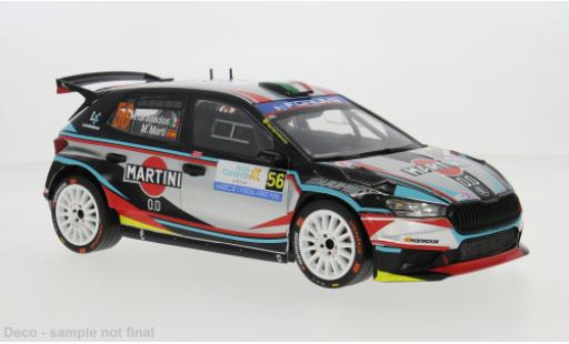 Modelauto Skoda Fabia RS Rally2 Rally Islas Canaris 2025 #56 M.Granados/M.Marti 1/18 IXO