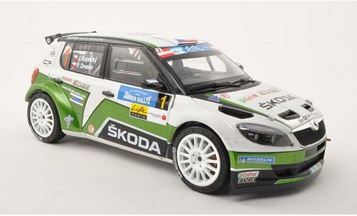 Skoda Fabia S2000 1/18 Abrex No.1 Janner Rally 2013 /P.Dresler modelauto