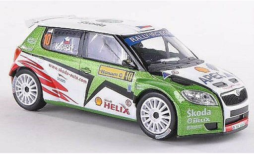 Skoda Fabia S2000 1/43 Abrex No.10 Barum Rally 2009 /Stary modelauto