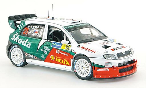 Skoda Fabia WRC 1/43 IXO No.21 Funfter Rally Catalunya 2006 /Schovanek modelauto