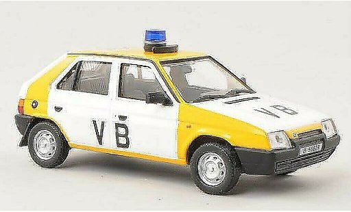 Skoda Favorit Livree Officielle 1/43 Abrex VB (Tschechische Politie) 1988 modelauto