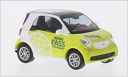Smart ForTwo Coupe 1/87 Busch Veltins Fassbrause Zitrone modelauto