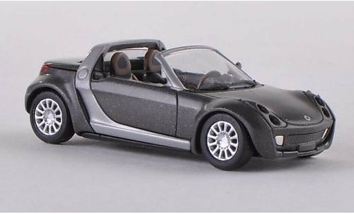 Smart Roadster Collectors Edition 1/87 Busch grijs modelauto