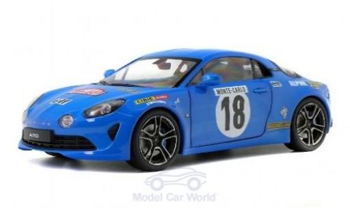 Modelauto Alpine A110 premiere edition No.18 Rally Monte Carlo Historic 2018 1/18 Solido