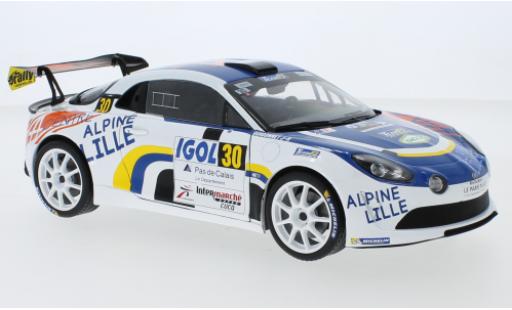 Modelauto Alpine A110 rgt No.30 Rally du Touquet 2020 F.Delecour 1/18 Solido