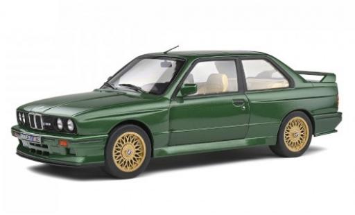Modelauto Bmw M3 coupe (E30) metallic groen 1990 1/18 Solido