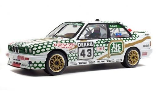Modelauto Bmw M3 dtm (E30) No.43 Tauber Tic Tac 1991 A.Berg 1/18 Solido