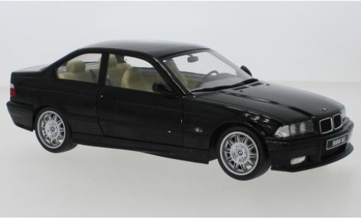 Modelauto Bmw M3 coupe (E36) metallic zwart 1994 1/18 Solido