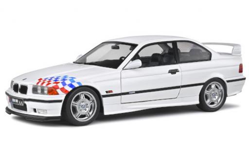 Modelauto Bmw M3 ltw (E36) wit/Dekor 1995 1/18 Solido