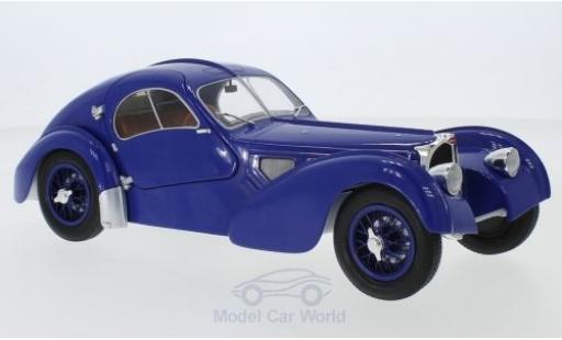 Modelauto Bugatti 57 Atlantic Type SC blauw RHD 1938 1/18 Solido
