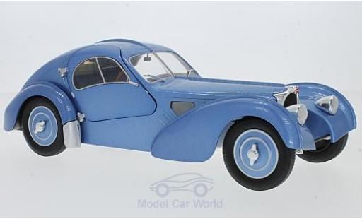 Modelauto Bugatti 57 Atlantic Type SC metallic blauw RHD 1/18 Solido