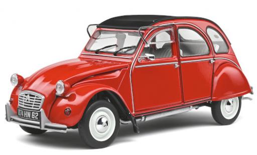 Modelauto Citroen 2CV Berline 6 rood 1982 1/18 Solido