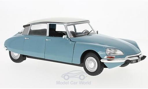 Modelauto Citroen DS 19 blauw/wit 1972 1/18 Solido