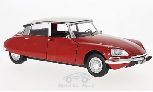 Modelauto Citroen DS 19 rood/wit 1972 1/18 Solido