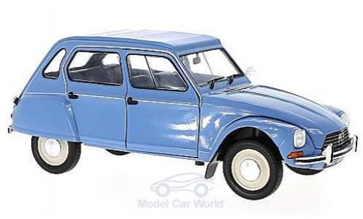 Modelauto Citroen Dyane Berline 6 blauw 1974 1/18 Solido