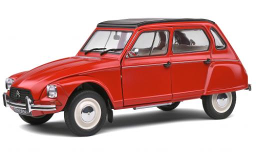 Modelauto Citroen Dyane Berline 6 rood 1968 1/18 Solido