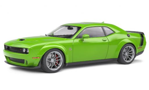 Modelauto Dodge Challenger Scat Pack R/T groen/zwart 2020 1/18 Solido