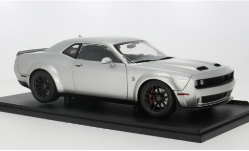 Modelauto Dodge Challenger SRT Hellcat Redeye grijs 1/18 Solido