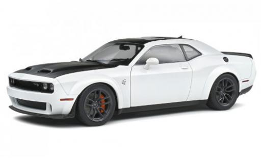 Modelauto Dodge Challenger SRT Hellcat Redeye Widebody wit/zwart 2020 1/18 Solido