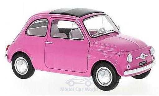 Modelauto Fiat 500 L roze 1969 1/18 Solido