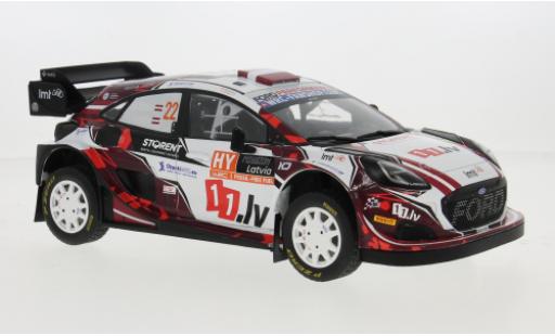 Modelauto Ford Puma Rally1 Rally 1 Hyprid #22 1/18 Solido