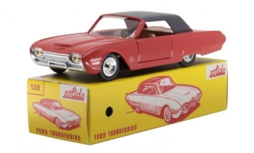 Modelauto Ford Thunderbird Bullet Bird Hardtop oranje/grijs 1963 1/43 Solido