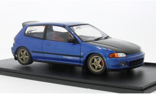 Modelauto Honda Civic Base (EG6) blauw 1/18 Solido