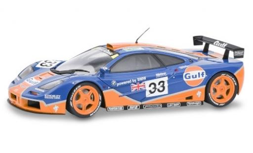 Modelauto McLaren F1 GTR GTR No.33 Gulf 24h Le Mans 1996 R.Bellm/J.Weaver/J.J.Lehto 1/18 Solido