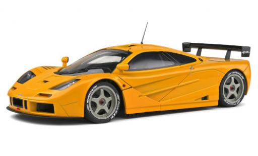 Modelauto McLaren F1 GTR GTR oranje 1995 1/18 Solido