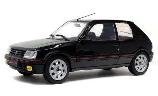 Modelauto Peugeot 205 GTI 1.9 Mk2 zwart 1/18 Solido
