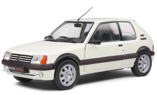 Modelauto Peugeot 205 GTI 1.9 wit 1988 1/18 Solido
