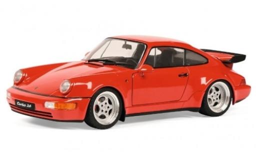 Modelauto Porsche 911 Turbo 3.6 rood 1990 1/18 Solido