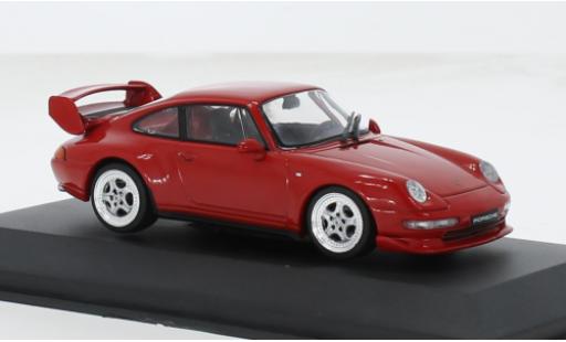 Modelauto Porsche 911 RS Clubsport geel 1994 1/43 Solido