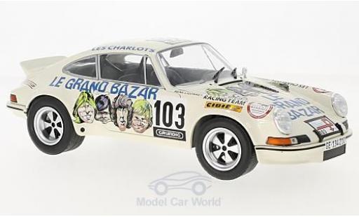 Modelauto Porsche 911 SC RSR No.103 Le Grand Bazar Tour de France Auto 1973 H.Bayard/R.Ligonnet 1/18 Solido