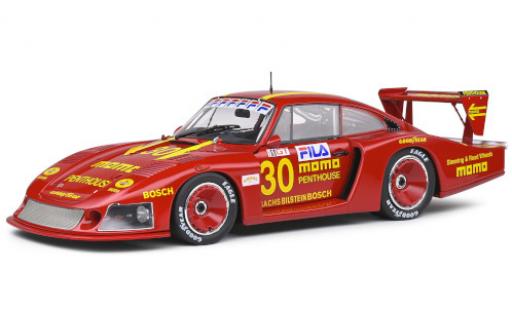 Modelauto Porsche 935 1981 Moby Dick RHD No.30 Joest Momo DRM Norisring y compris les Decals G.Moretti 1/18 Solido