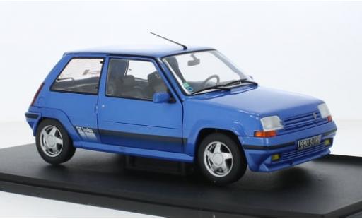 Modelauto Renault 5 Phase 2 GT Turbo MK2 metallic blauw 1989 1/18 Solido